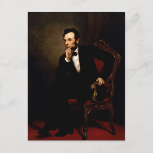 Abraham Lincoln Official White House Portrait Postcard
