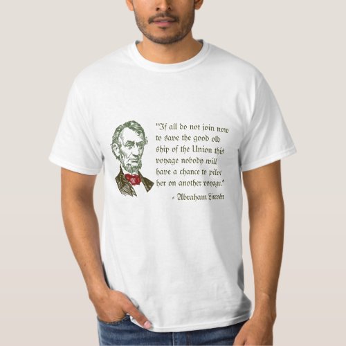 Abraham Lincoln on Liberty T_shirt