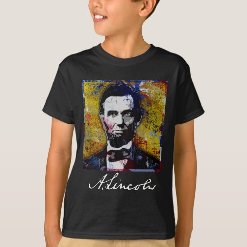 Abraham Lincoln _ Painting T_Shirt