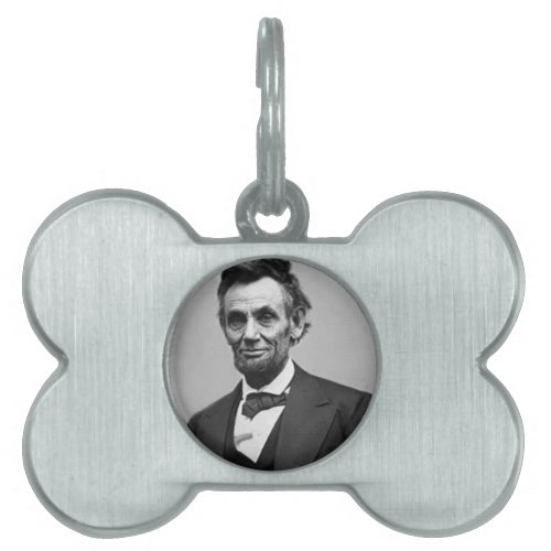 Abraham Lincoln Pet ID Tag