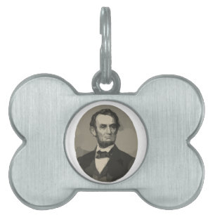 abraham lincoln pet tag