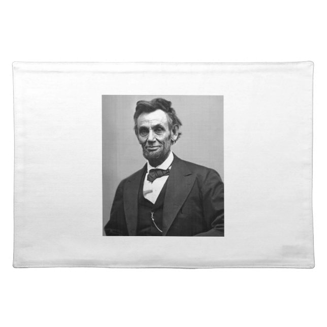 Abraham Lincoln Placemat (Front)