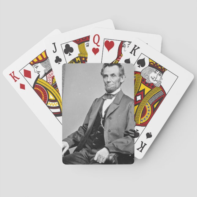 Abraham Lincoln playing cards (Back)