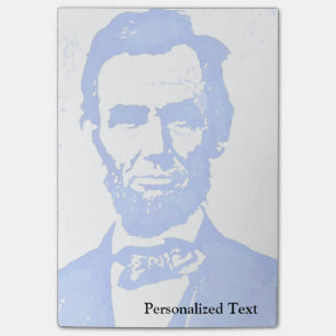 Abraham Lincoln Pop Art Portrait Post-it Notes