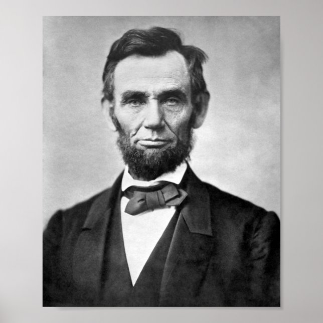 Abraham Lincoln Portrait - 1863 Poster (Front)