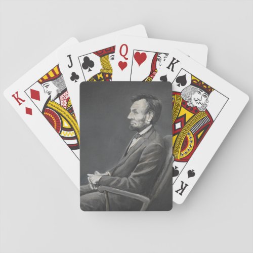 Abraham Lincoln Portrait Art Playing Cards