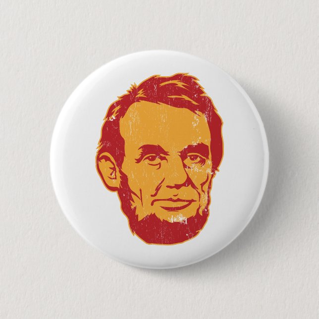 Abraham Lincoln Portrait Button (Front)