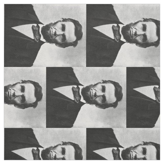 Abraham Lincoln Portrait Fabric (Swatch)