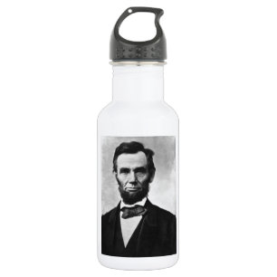 Abraham Lincoln Portrait Water Bottle