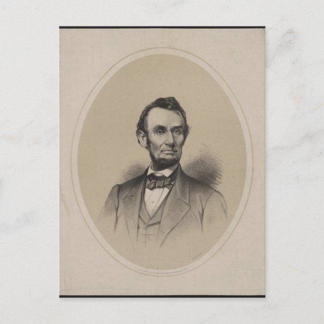 Abraham Lincoln Postcard (Front)