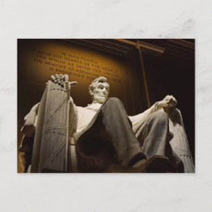 abraham lincoln postcard
