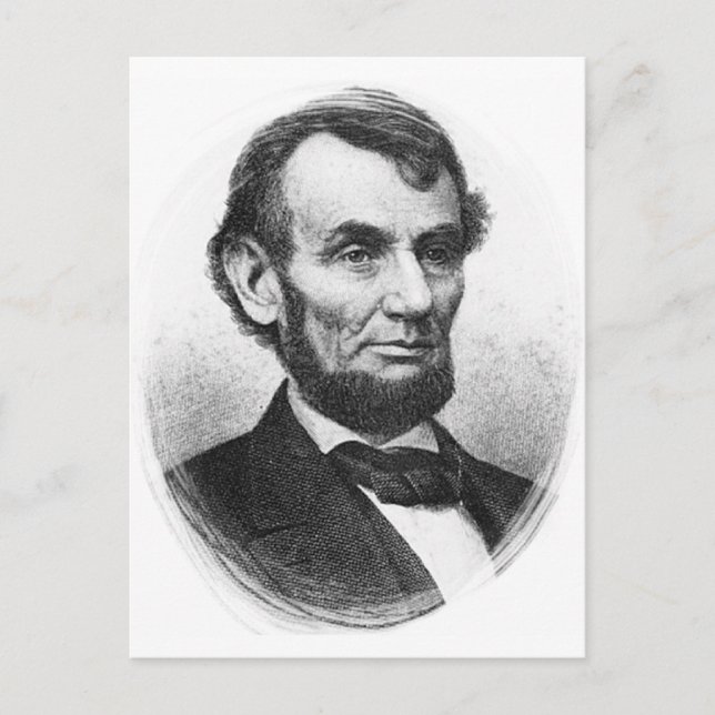 Abraham Lincoln Postcard (Front)