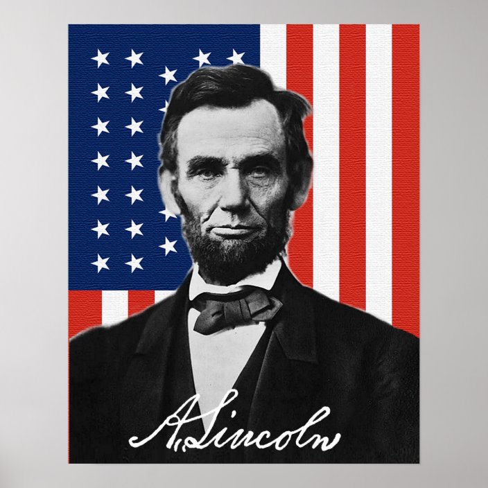 Abraham Lincoln Poster Zazzle