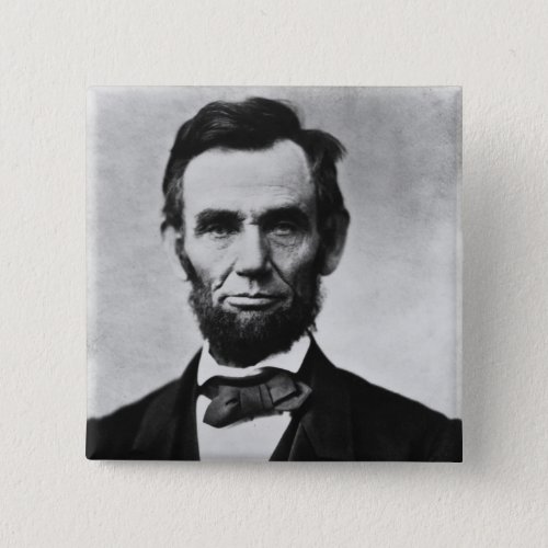 Abraham Lincoln President of Union States Portrait Button