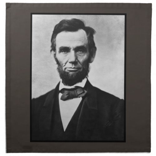 Abraham Lincoln President of Union States Portrait Cloth Napkin