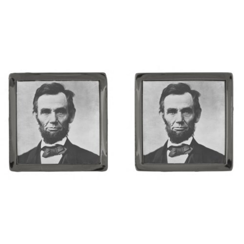 Abraham Lincoln President of Union States Portrait Cufflinks