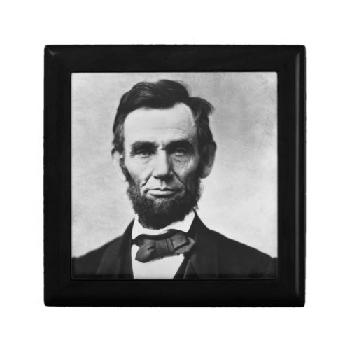 Abraham Lincoln President of Union States Portrait Gift Box
