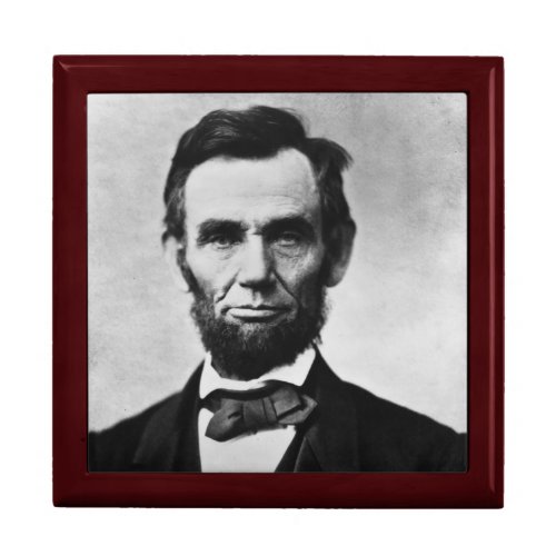 Abraham Lincoln President of Union States Portrait Gift Box