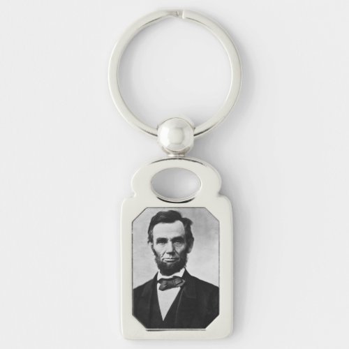 Abraham Lincoln President of Union States Portrait Keychain