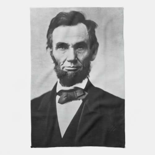 Abraham Lincoln President of Union States Portrait Kitchen Towel