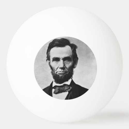 Abraham Lincoln President of Union States Portrait Ping Pong Ball