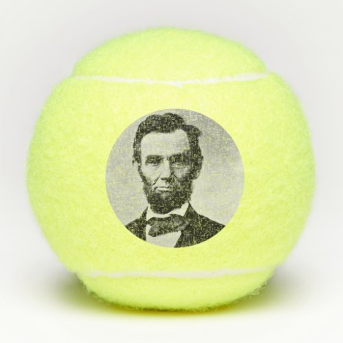 Abraham Lincoln President of Union States Portrait Tennis Balls