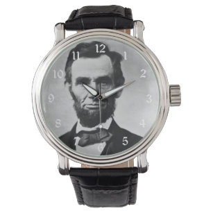 Abraham Lincoln President of Union States Portrait Watch