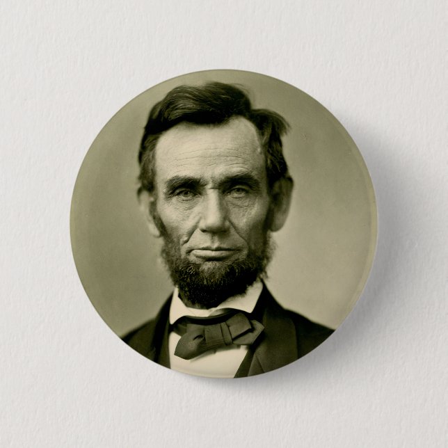 Abraham Lincoln president usa united states americ Button (Front)