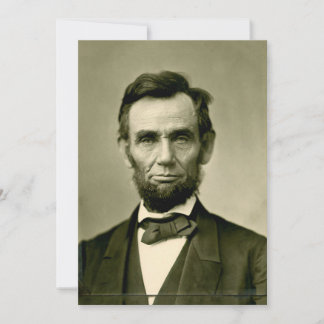 Abraham Lincoln president usa united states americ Holiday Card