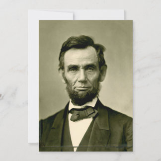 Abraham Lincoln president usa united states americ Invitation