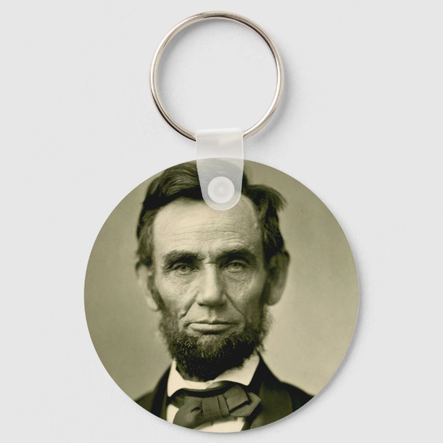 Abraham Lincoln president usa united states americ Keychain (Front)