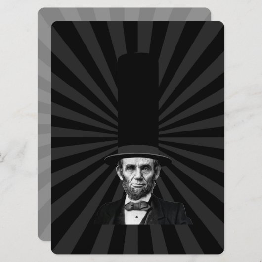 Abraham Lincoln Presidential Fashion Statement (Front/Back)