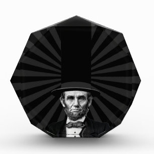Abraham Lincoln Presidential Fashion Statement Acrylic Award