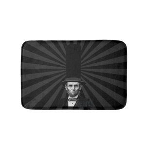 Abraham Lincoln Presidential Fashion Statement Bathroom Mat