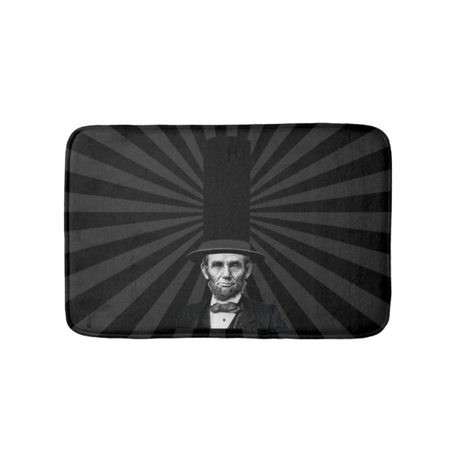 Abraham Lincoln Presidential Fashion Statement Bathroom Mat (Front)