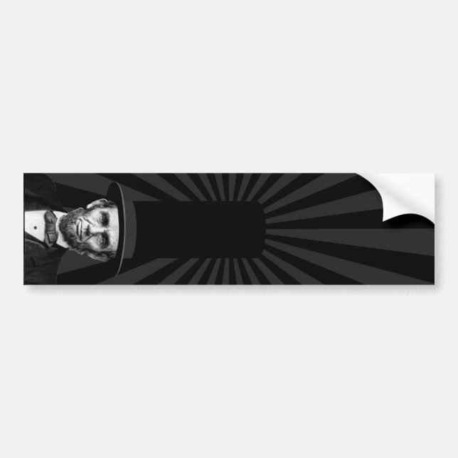 Abraham Lincoln Presidential Fashion Statement Bumper Sticker (Front)