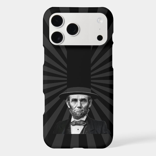 Abraham Lincoln Presidential Fashion Statement Case-Mate iPhone Case (Back)