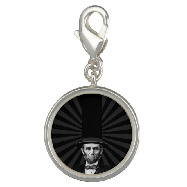 Abraham Lincoln Presidential Fashion Statement Charm (Front)