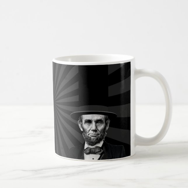 Abraham Lincoln Presidential Fashion Statement Coffee Mug (Right)