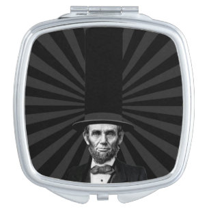 Abraham Lincoln Presidential Fashion Statement Compact Mirror
