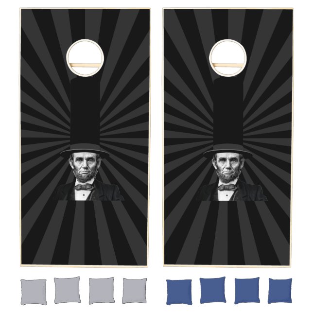 Abraham Lincoln Presidential Fashion Statement Cornhole Set (Set)
