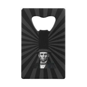 Abraham Lincoln Presidential Fashion Statement Credit Card Bottle Opener