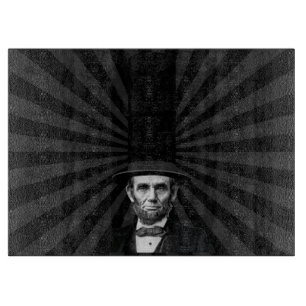Abraham Lincoln Presidential Fashion Statement Cutting Board