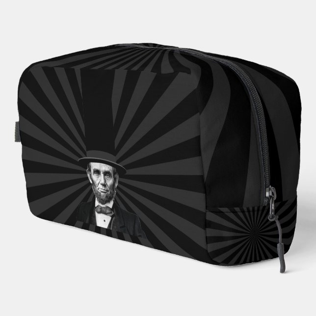 Abraham Lincoln Presidential Fashion Statement Dopp Kit (Right Corner)
