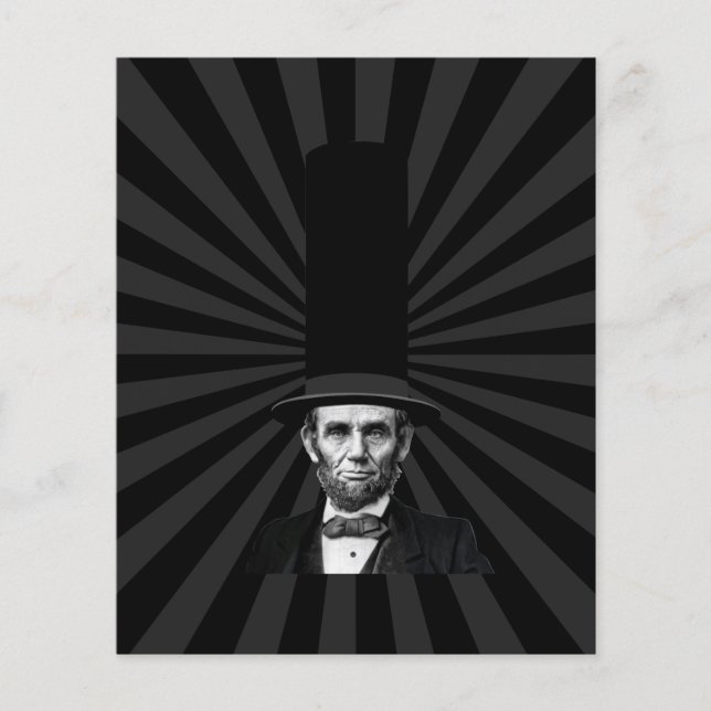 Abraham Lincoln Presidential Fashion Statement Flyer (Front)