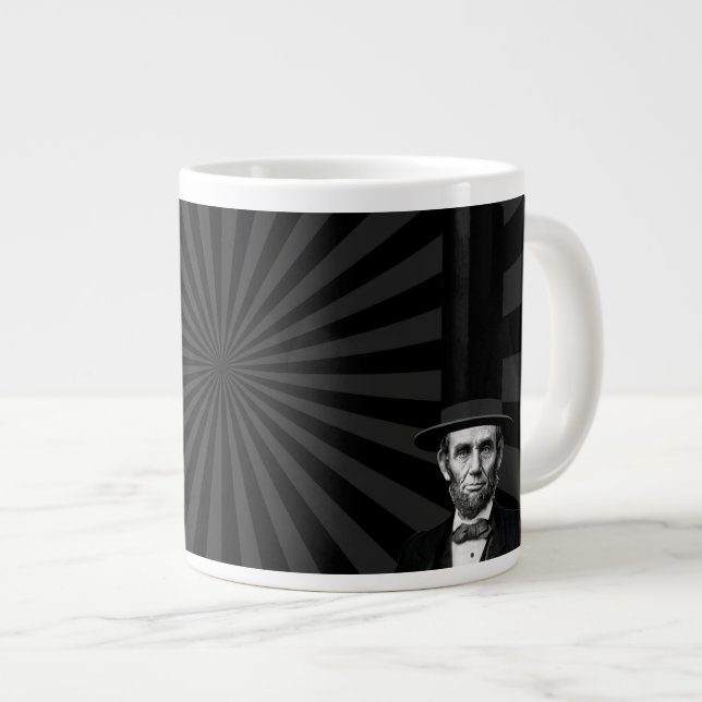 Abraham Lincoln Presidential Fashion Statement Giant Coffee Mug (Front Right)