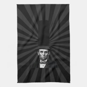 Abraham Lincoln Presidential Fashion Statement Kitchen Towel