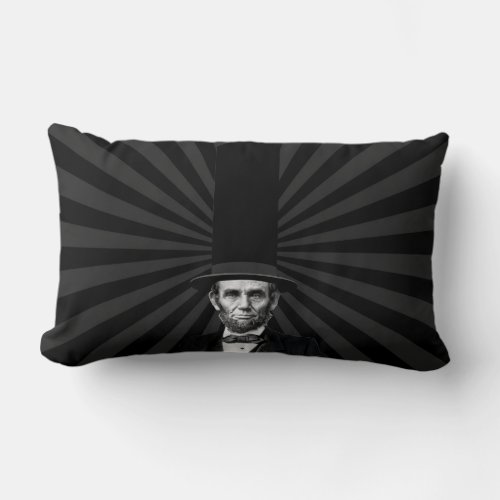 Abraham Lincoln Presidential Fashion Statement Lumbar Pillow