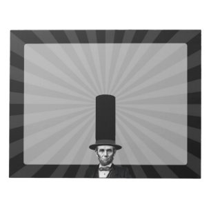 Abraham Lincoln Presidential Fashion Statement Notepad