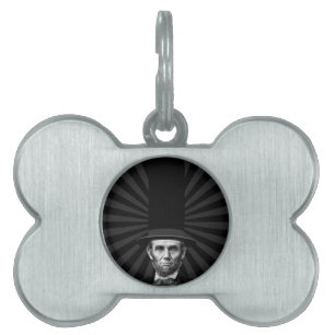Abraham Lincoln Presidential Fashion Statement Pet Tag